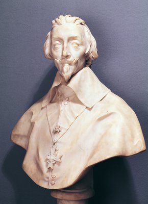 Bust Of Cardinal Richelieu 1585 1642 C 1642 Marble