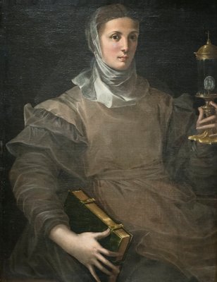 Santa Chiara by Girolamo Mazzola Bedoli: Fine art print