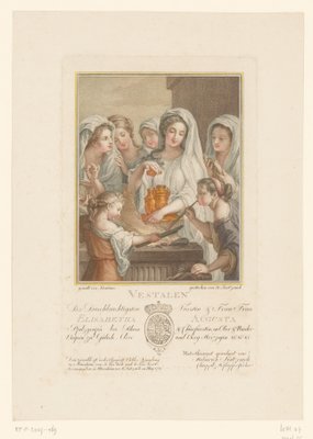The Vestal Virgins Offering at an Altar