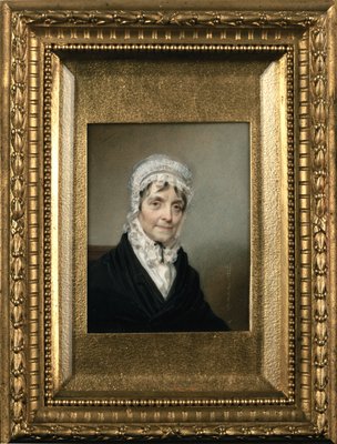Mrs Alexander Hamilton 1825 wc on ivory