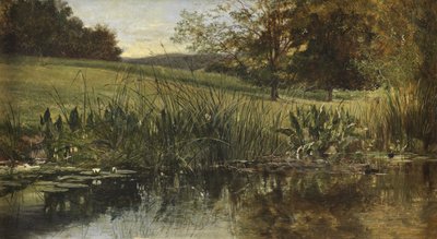 By The Riverbank 1869 By Heywood Hardy
