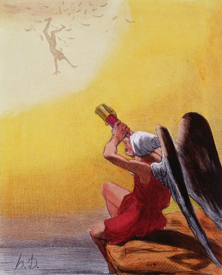 The Fall of Icarus  by Honoré Daumier