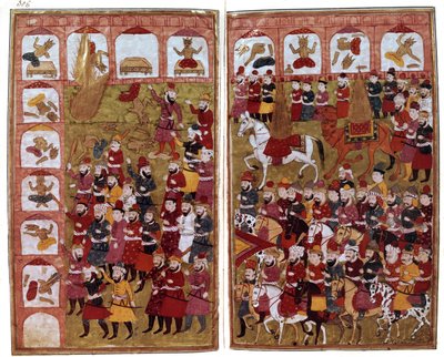 Entry of the Prophet Muhammad into the Kaaba at Mecca in 630 ...