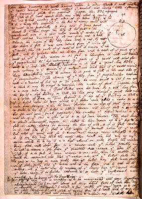 Letter Written By Isaac Newton 28 November 1679 842591 