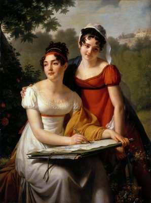 Portraits de Mesdemoiselles Duval, First quarter of 19th cen.  by Jacques Augustin Catherine Pajou