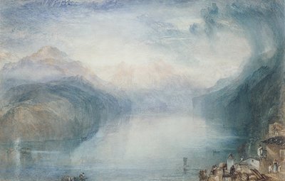Lake Lucerne: The Bay of Uri  by Joseph Mallord William Turner