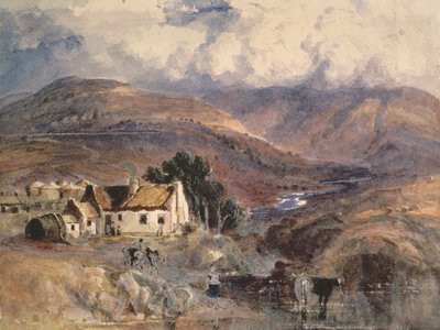 Scottish Landscape  by Joseph Noel Paton