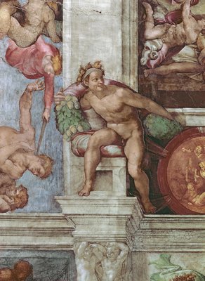 Sistine Chapel Ceiling 1508 12 Expulsion Of Adam And E