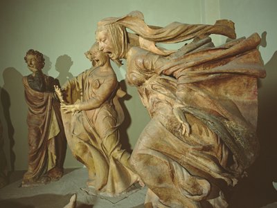 Virgin Mary, from the Lamentation (terracotta) (#243211)