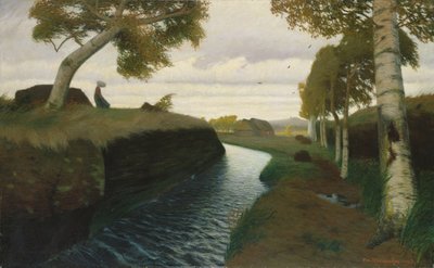 Canal in Moorland, 1903  by Otto Modersohn