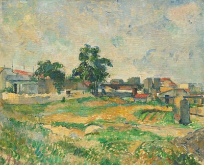 Landscape near Paris, c. 1876  by Paul Cézanne