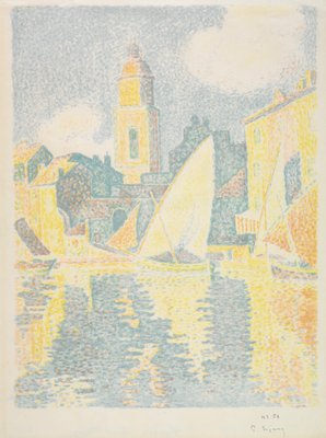 Paul Signac Saint-Tropez: Le Port 1898 – Georgetown Frame Shoppe