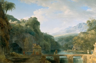 Landscape of Ancient Greece, 1786  by Pierre Henri de Valenciennes