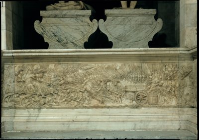 The Battle Of Marignano In 1515 From The Tomb Of Franc