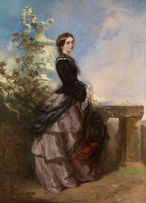 Portrait of Agnes Wilson later Lady Aubrey Fletcher