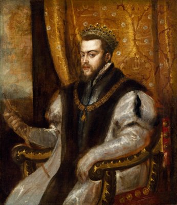 King Philip Ii Of Spain By Tiziano Vecelli 070