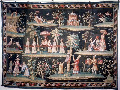 Tapestry in the Chinoiserie style of John van der Bank Soho