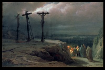 Night at Golgotha, 1869  by Vasili Vasilievich Vereshchagin