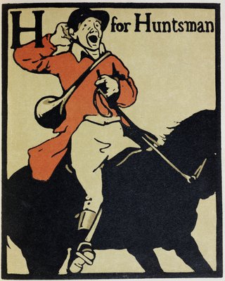 H is for Huntsman, illustration from 'An Alphabet', published by ...