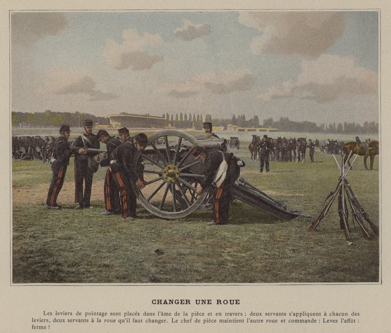 Changing a Wheel by (after) French Photographer