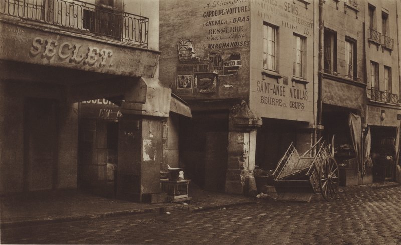 Fragment of the Halles Pillars by (after) French Photographer
