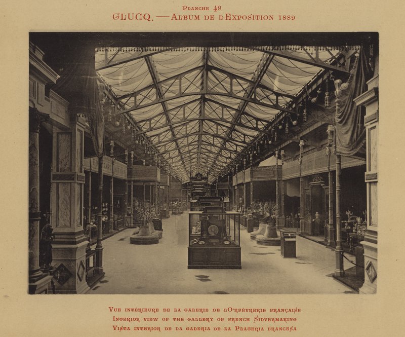 Interior View of the Gallery of French Silvermaking by (after) French Photographer