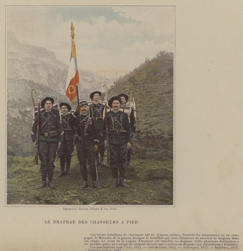 The Flag of the Foot Hunters by (after) French Photographer