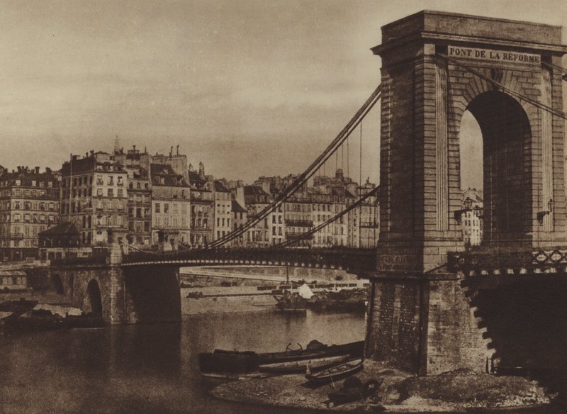 Louis-Philippe Bridge, Reform Bridge During the 1848 Revolution by (after) French Photographer