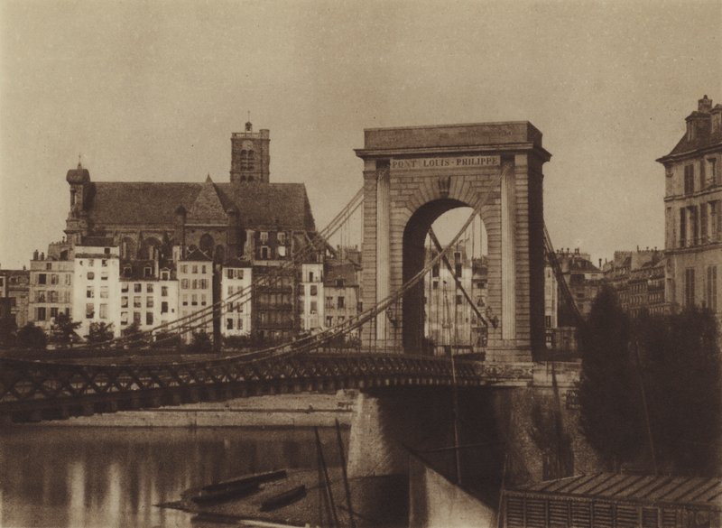 Pont Louis-Philippe Towards the Right Bank by (after) French Photographer