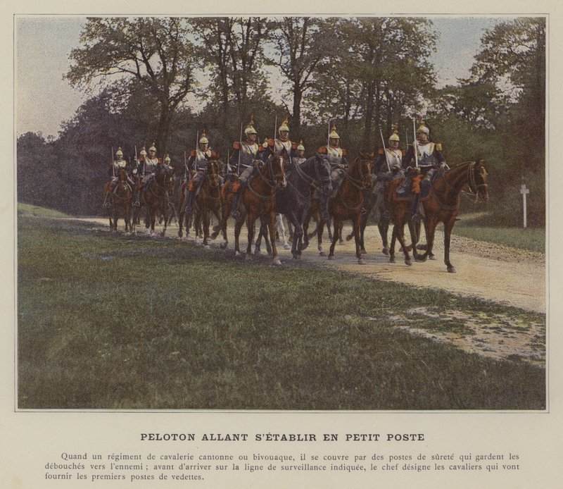 Platoon Going to Establish a Small Post by (after) French Photographer