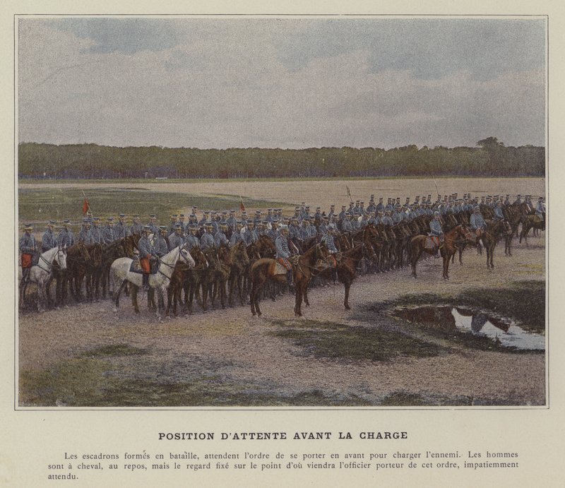 Waiting Position Before the Charge by (after) French Photographer
