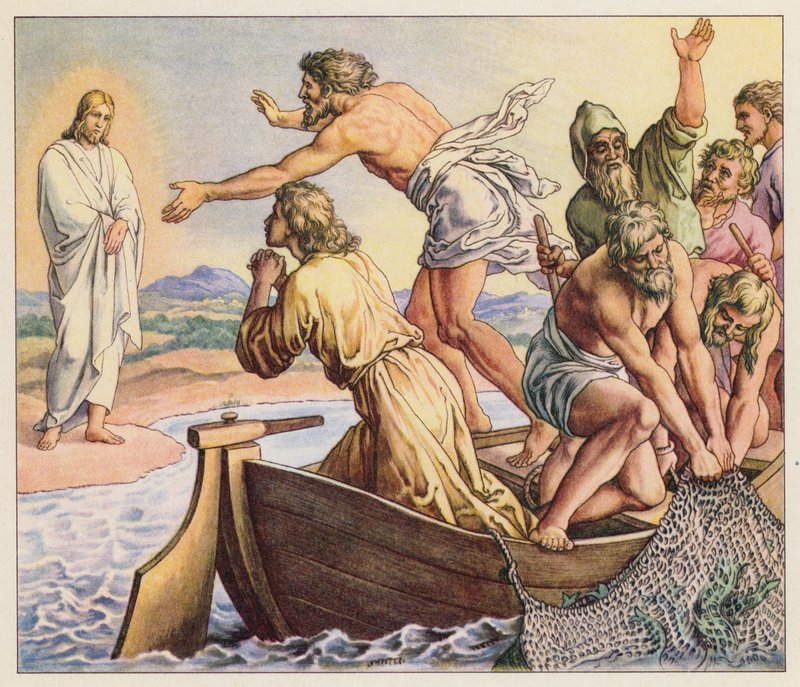 Jesus Appearing to His Disciples by (after) German School