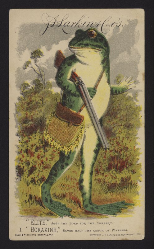 Advertisement for J D Larkin & Co soap, Buffalo, New York by American School
