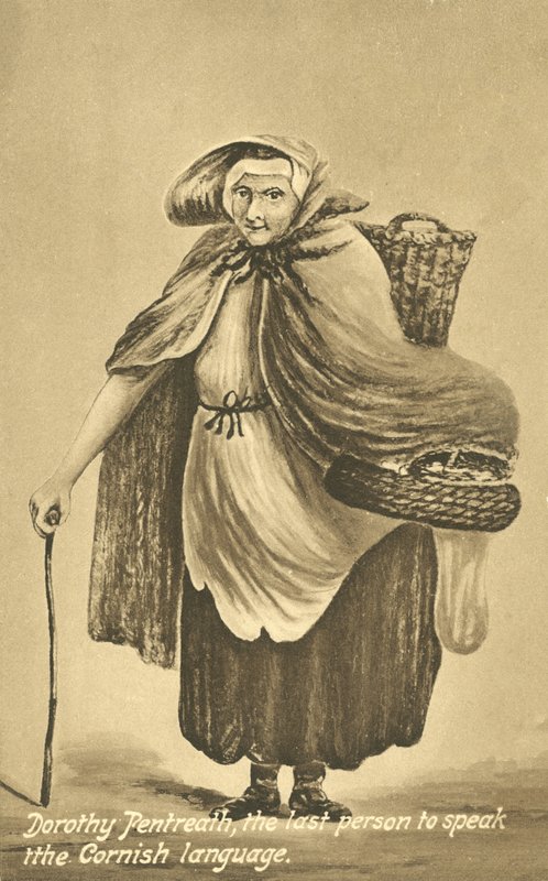 Dorothy Pentreath, the Last Person to Speak the Cornish Language by English School