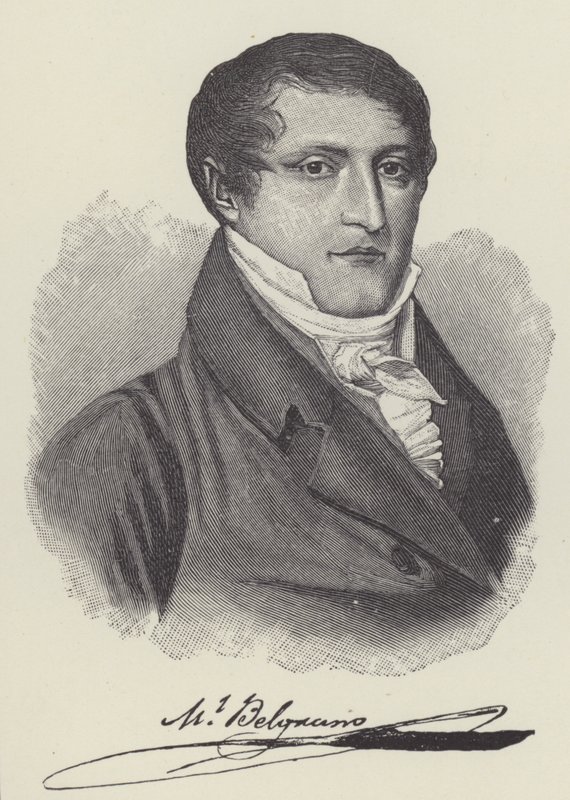 Manuel Belgrano, Argentine political and military leader by English School