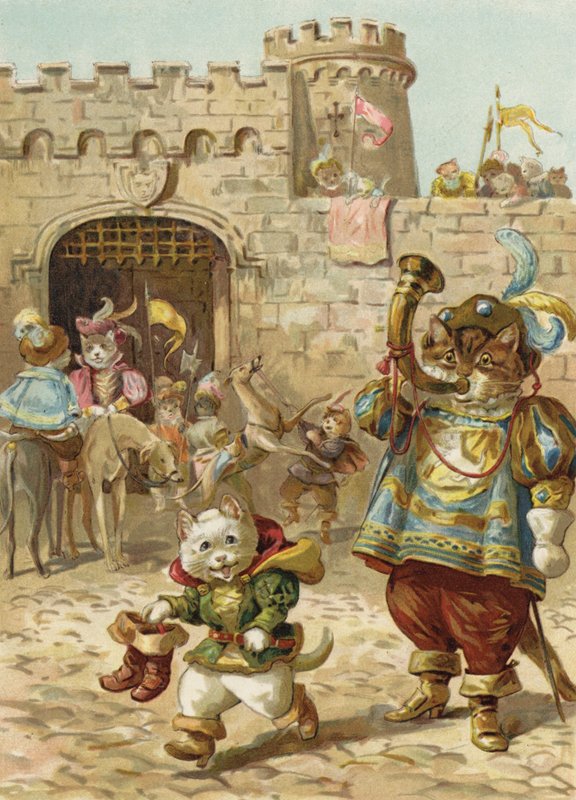The Castle of the White Cat by English School