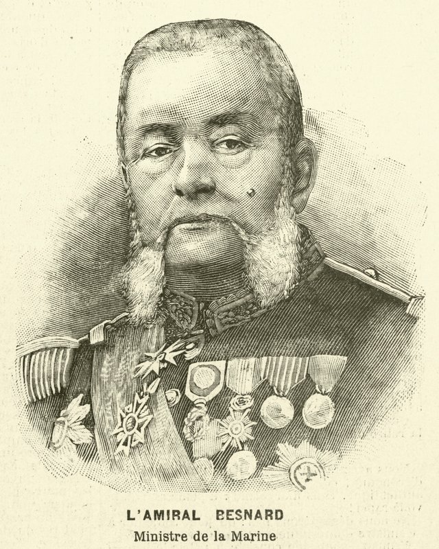 Admiral Besnard, French Naval Minister by French School