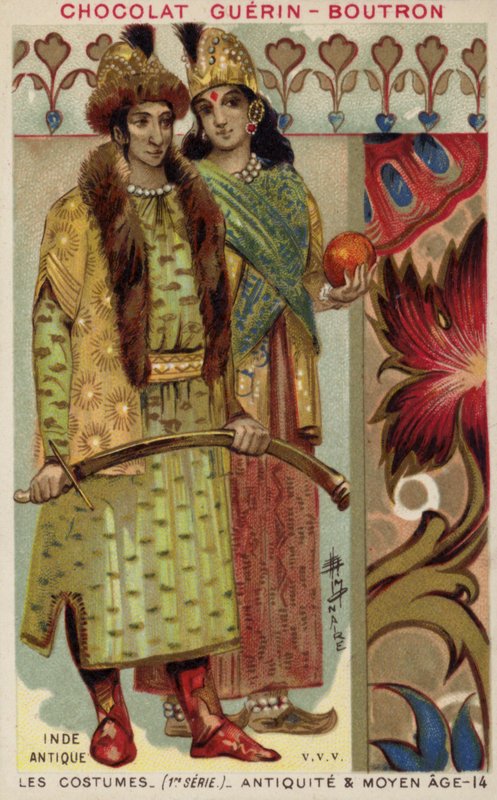 Ancient Indian Costumes by French School
