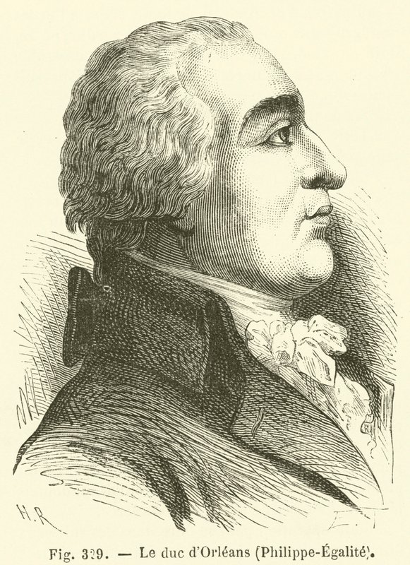 The Duke of Orleans, Philippe-Egalite by French School