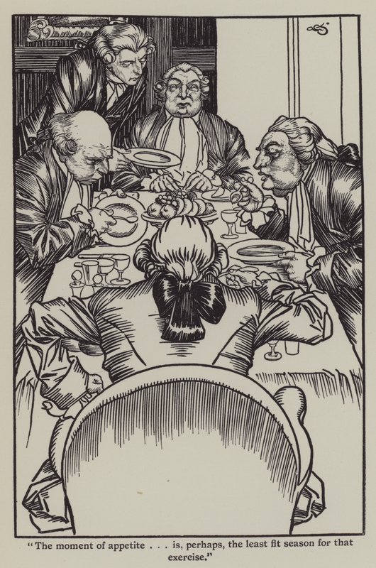 Illustration for The Essays of Elia by Charles Lamb by A. Garth Jones