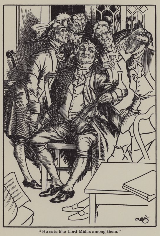Illustration for The Essays of Elia by Charles Lamb by A. Garth Jones