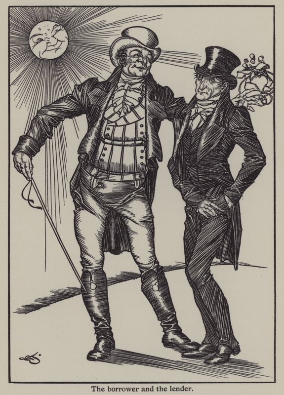 Illustration for The Essays of Elia by Charles Lamb by A. Garth Jones