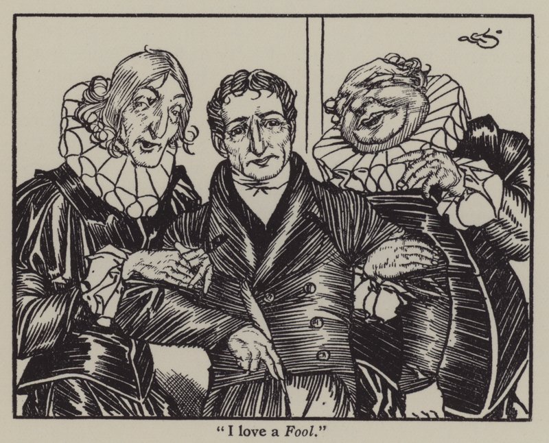Illustration for The Essays of Elia by Charles Lamb by A. Garth Jones