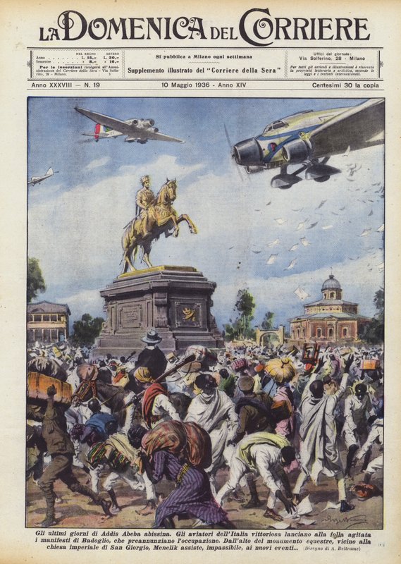 The Last Days of Abyssinian Addis Ababa by Achille Beltrame