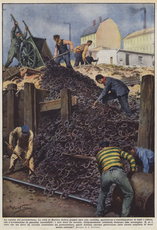 The pile of lucky charms by Achille Beltrame
