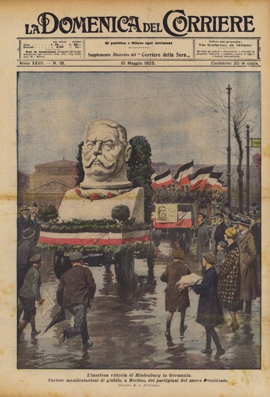 The Unexpected Victory of Hindenburg in Germany by Achille Beltrame