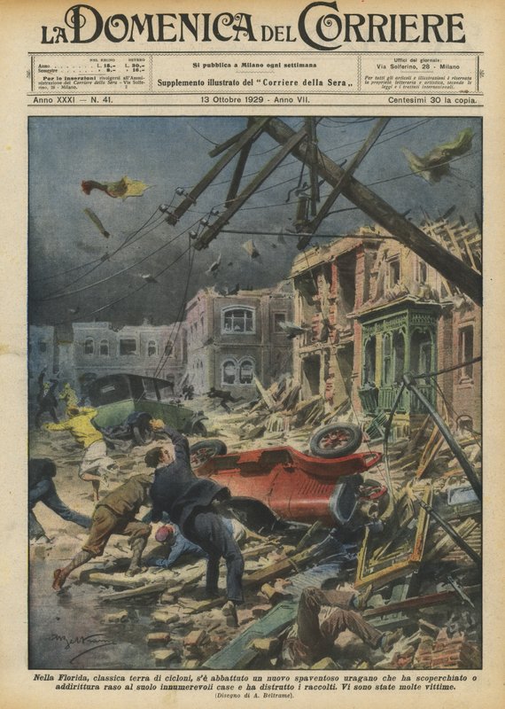 In Florida, the Classic Land of Cyclones, a New Terrifying Hurricane Struck? by Achille Beltrame