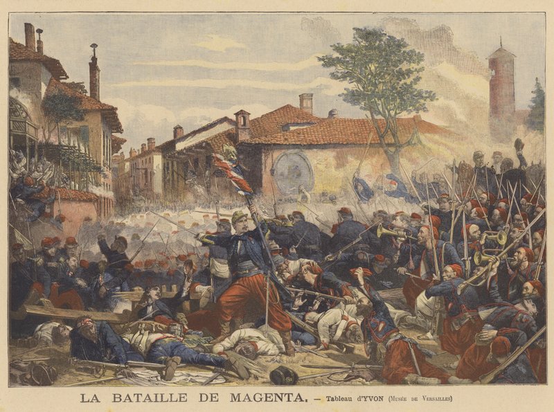 The Battle of Magenta by Adolphe after Yvon