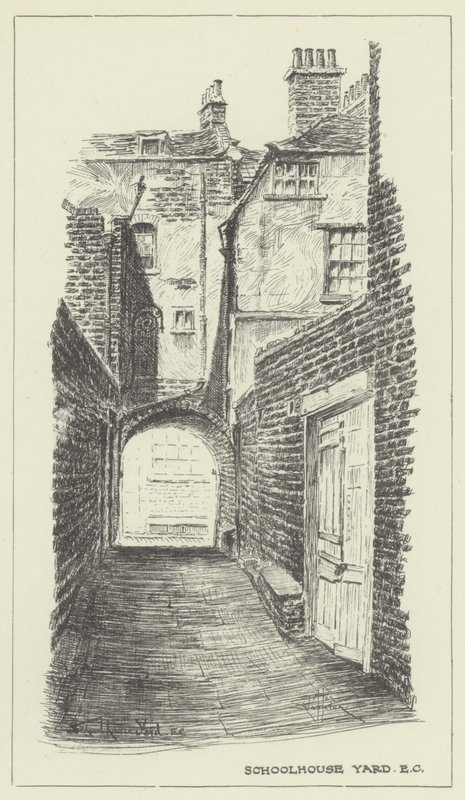 Schoolhouse Yard, EC by Alan Stapleton