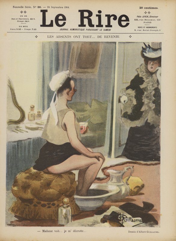 Illustration for Le Rire by Albert Guillaume